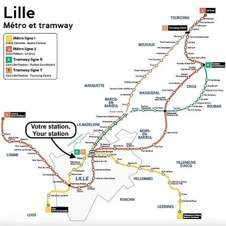 Casa de hóspedes Citadelle Charming House With Courtyard Lille